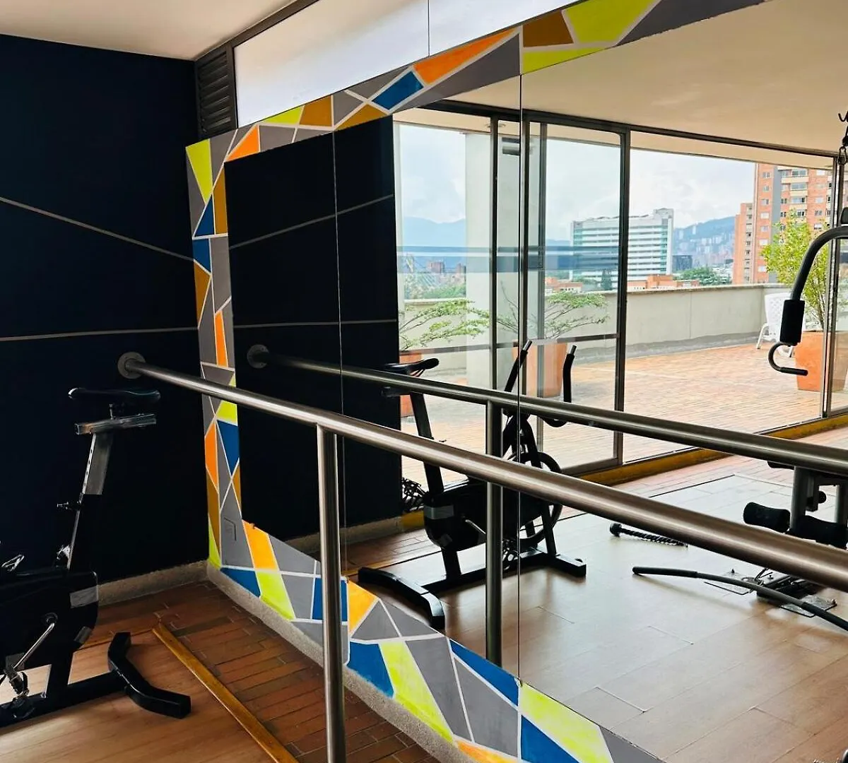 Lägenhet Apartamento 5 Minuto Parque Del Poblado Caminando Medellín